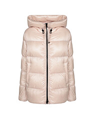 몽클레어 25FW SERITTES 로고 패치 후드 숏 패딩 자켓 라이트핑크 1A000 68 597YG 529