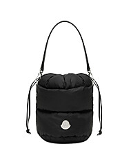 몽클레어 25FW CARADOC 로고 패치 패딩 버킷백 블랙 5I000 02 M6275 999