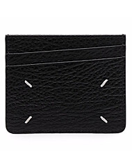 마르지엘라 25FW 스티치 로고 카드지갑 블랙 SA1VX0006 P4455 T8013