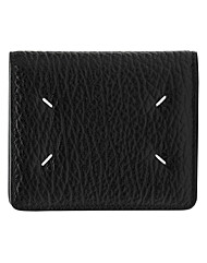 마르지엘라 25FW 스티치 로고 코인 반지갑 블랙 S56UI0140 P4455 T8013