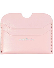 아크네 25FW 실버 로고 카드지갑 파우더핑크 CG0274 AD5