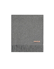 아크네 25FW FN-UX 시그니처 로고 울 머플러 그레이멜란지 CA0209 990