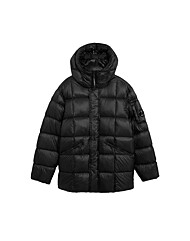 CP 25FW 렌즈 와펜 DD 쉘 패딩 자켓 블랙 19CMOW182A 110416A 999