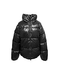 듀베티카 25FW DIMA D 로고 패치 패딩자켓 블랙 VDDJ11546K0001 BKS