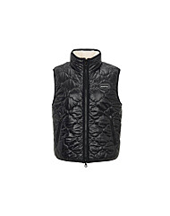 듀베티카 25FW GRUMIUM 로고 리버서블 패딩조끼 블랙 VDDV25436K0001 BKL