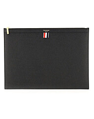 톰브라운 25FW 페블그레인 미듐 클러치백 블랙 MAC021L 00198 001