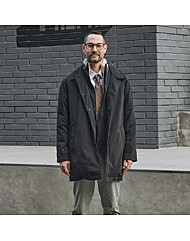 덕다운 파일럿 코트_카키 (세미오버핏)