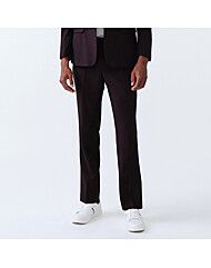 ITALY MARLANE 울 스트레치 포멀 팬츠_와인 (클래식핏)