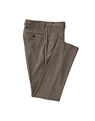 [히든밴딩] 테이퍼드핏 스몰패턴 기모 웜팬츠 (베이지)