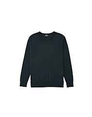 [BLACK LABEL] 베이직핏 워셔블 라운드 니트 (그린)