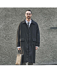 패딩 롱 코트_블랙 (오버핏)