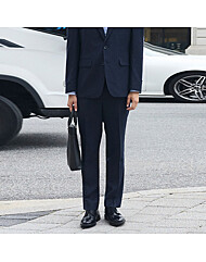 투톤 웜터치 포멀 팬츠_네이비 (클래식핏)