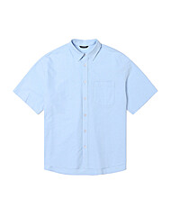 23 SS 오버핏 옥스퍼드 반팔 셔츠 (SKY BLUE)