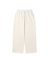 남녀공용 쮸리 풀밴딩 와이드 팬츠 (O-WHITE) (HASLP90-33)