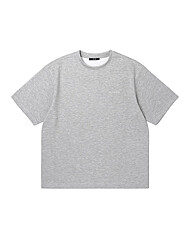 남성 쿠션지 반팔 라운드 티셔츠 (M-GREY) (HA4ST21-51)