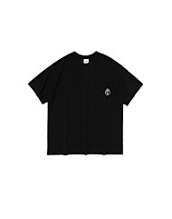 유니 스페이드 로고 반팔티셔츠 (BLACK) (HBRSTAA)