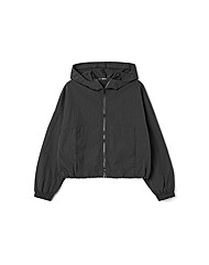 여성 경량 윈드브레이커 (BLACK) (HB8UJ50)