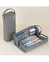 고쿠요 와이드 트레이 필통 중학생 대용량 봉제필통