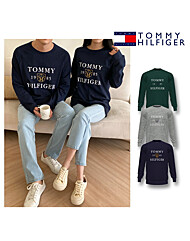 TOMMY 타미힐피거 그래픽 긴팔티셔츠 