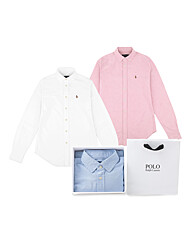 [폴로 랄프로렌] 우먼즈 버튼 프런트 옥스포드 셔츠 선물세트 211891377