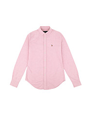[폴로 랄프로렌] 버튼 프런트 옥스포드 여성 셔츠 핑크 (PO-MS5)