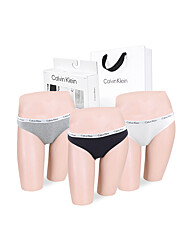 언더웨어 여자속옷 비키니 삼각팬티 3장 세트+쇼핑백 QD3588-999