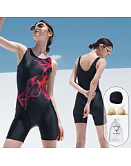 제테스 여성 아쿠아 DT 3부 반신 실내 수영복 Smoke MG L_9A3312