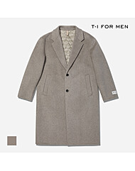 [T.I FORMEN] TUNED 캐시혼방 핸드메이드 싱글 2버튼 코트 뉴스탠다드_M228MCT773M