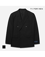 [T.I FORMEN] TUNED 실크 크레스피노 더블 피크드 자켓_M232MTJ705M