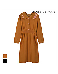 [에꼴드파리] 이중카라 니트원피스_PB2ZKOC030Z