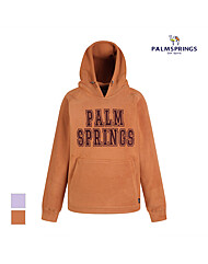 [팜스프링스] 여성 로고 후드 플리스티셔츠_STTL234257