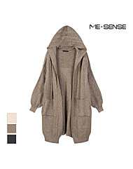 [미센스] 꽈배기패턴 후드넥 롱가디건_MB3YKCMG06Z