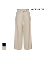 [마레몬떼] 사이드밴딩 가죽 팬츠_M23OMSL19S0