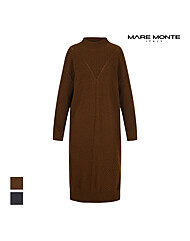 [마레몬떼] 반목넥 슬림 니트원피스_M23NMKT86P0