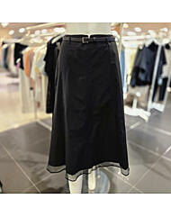 OW5MS611_레이스 밑단 A라인 여름 스커트