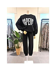 KESTP907BK_페이퍼 맨투맨 세트 블랙