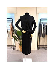 KNSTPA02BK_니트 쓰리피스 스커트 세트 블랙