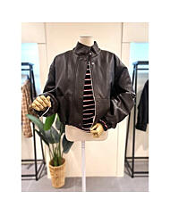 KELTPB03_안감 퍼 가죽 점퍼