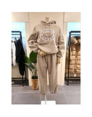 KESTPC09OT_기모 로즈버드 후드세트 오트밀