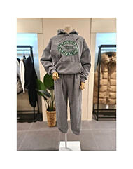 KESTPC09GR_기모 로즈버드 후드조거세트 그레이