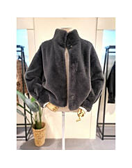 KNFUPB09_에코퍼 점퍼 다크그레이