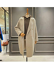 A5AWHC420_루즈핏 절개 하프코트