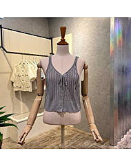 AOZ2HW56F_볼레로 펀칭 민소매 니트