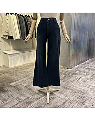 AOA1HE32B_속밴딩 기모 부츠컷 데님 팬츠