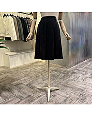 AOA1HS39A_백밴딩 플리츠 미디 스커트