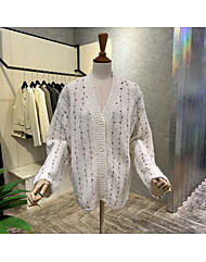 AOA1HY43A_스팽글 V넥 박시 가디건