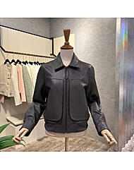 AOA5FFL9G_포켓 집업 양가죽 점퍼