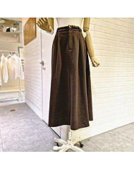 L254BSKB52_투턱A라인기모스커트