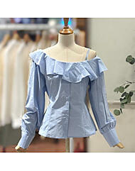 FTABL1285_오프숄더 프릴 블라우스