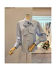 CP7WBL06_빅 리본 타이 블라우스